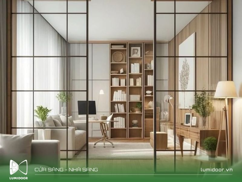 Cửa nhôm kính hiện đại
