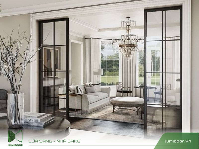 Cửa kính cường lực khung nhôm là gì? Ưu điểm & Ứng dụng thực tế