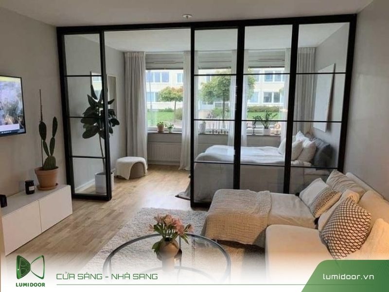 Cửa phòng nhôm kính: Giải pháp hiện đại cho không gian sống tiện nghi & thẩm mỹ