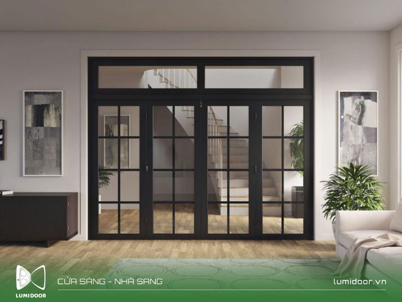 Cửa nhôm kính hiện đại