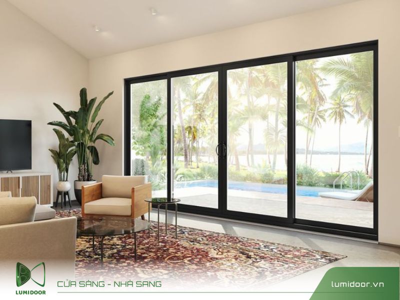 Cửa khung nhôm kính là gì? Cấu tạo, phân loại và ứng dụng thực tế