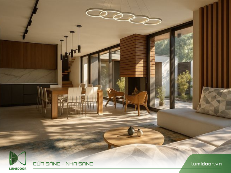 Hướng dẫn chọn cửa kính khung nhôm phù hợp với từng không gian sống