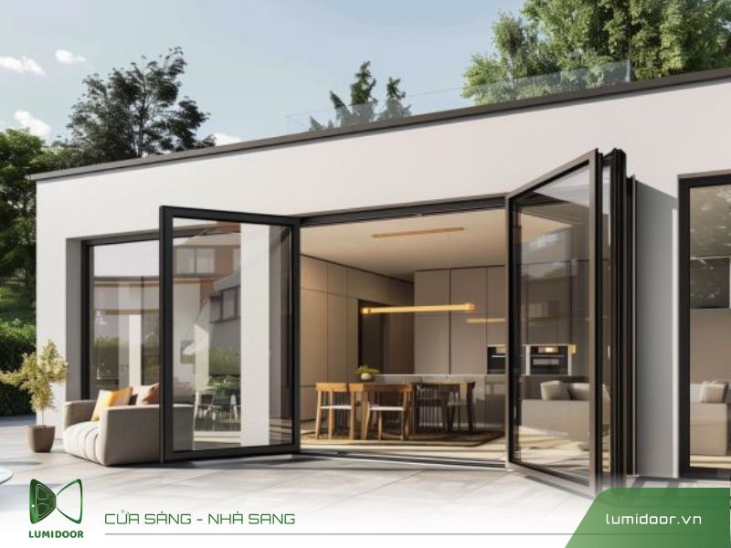 Cửa nhôm Xingfa 4 cánh 