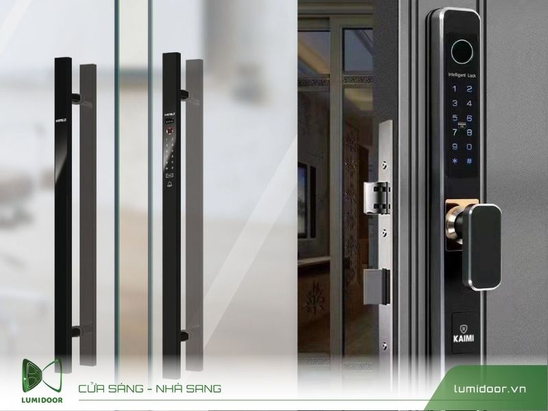 Khóa cửa nhôm kính