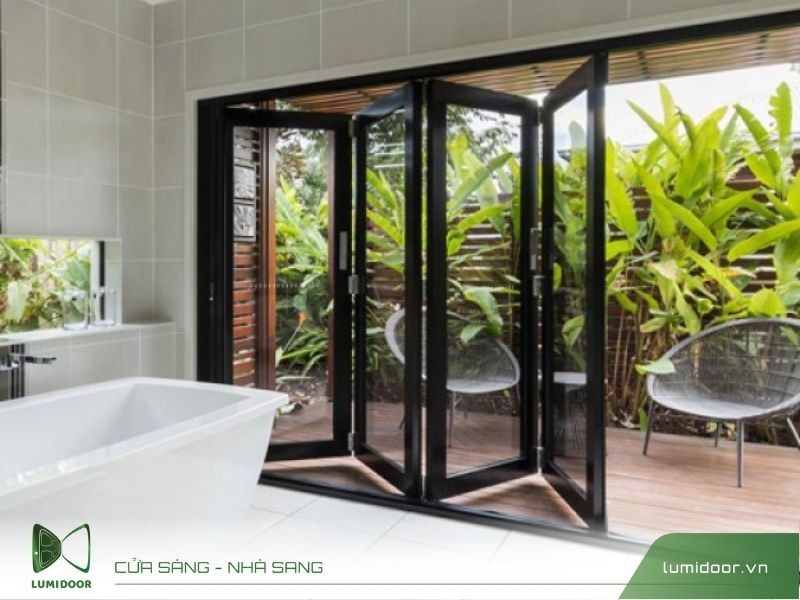 Cửa mở trượt gấp tự động là gì? Ưu điểm và cấu tạo chi tiết