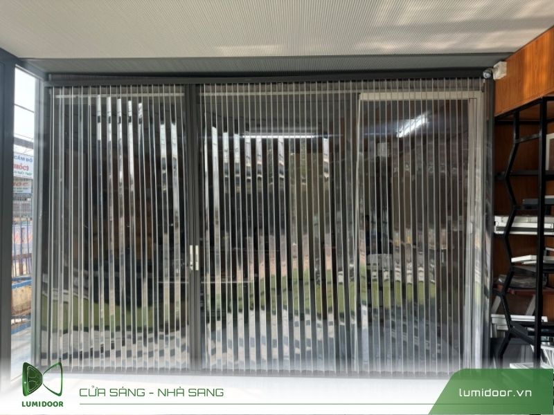 Cửa xếp ngăn phòng hiện đại