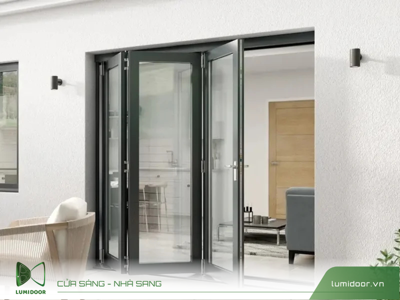 Cửa xếp nhà vệ sinh cao cấp đẹp