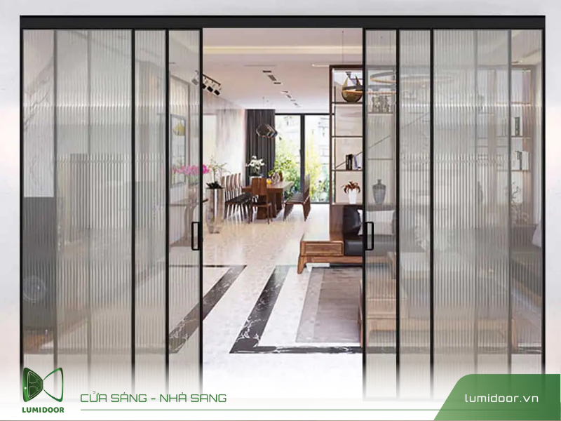 Cửa xếp nhà vệ sinh hiện đại