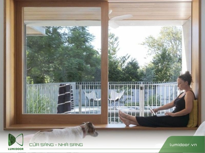 Mẫu cửa sổ gỗ 2 cánh đẹp nhất phù hợp mọi không gian